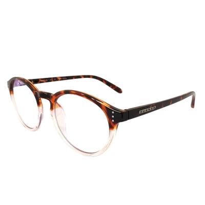 China Xiamen men smalland fashion round HALF frames thin transparent optical colorful PC optical glasses men plastic reading glasses for sale