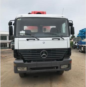 China Hoge Functionerende Concrete Aanhangwagenpomp Sermac 47m Benz Used Concrete Pump Truck Te koop