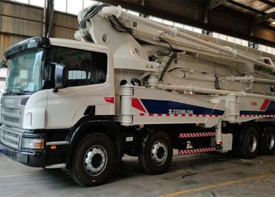 China camión de 180m3/H los 56m Zoomlion, bomba concreta del auge largo con el motor diesel en venta