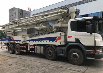 Cina camion del cemento di 50Meter 309KW con la pompa, motore diesel della seconda mano concreta del camion di Scania in vendita