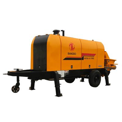 China 176KW 130 Meter New Concrete Pump , Concrete Pouring Pump Orange for sale