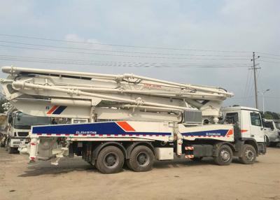 China camión concreto del auge del chasis de los 52m Actros 4141, material de construcción concreto 150M3/H en venta