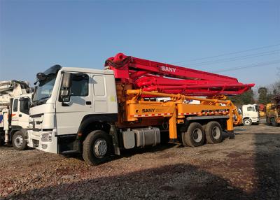 China 37 Meter 273KW Used Truck Concrete Pump , Sany Concrete Pump 120CBM for sale