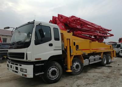 Cina 46m 287kw Putzmeister hanno usato rosso del camion del cemento ed arancio resistenti in vendita