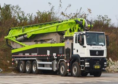 China 180CBM/H 66m Nieuwe Concrete Pompvrachtwagen, 5 Axle Truck With Dual Hydraulic Olietank Te koop