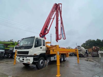 Cina camion Putzmeister della pompa della seconda mano di 38m usato tre Axle Isuzu Cement Pump Truck in vendita