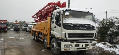 Cina Camion del cemento di ISUZU Chassis Used dell'asta di Putzmeister 42m in vendita