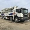 China Zoomlion Concrete Equipment 50M Scania Concrete Pump Truck Concrete Boom Truck for sale