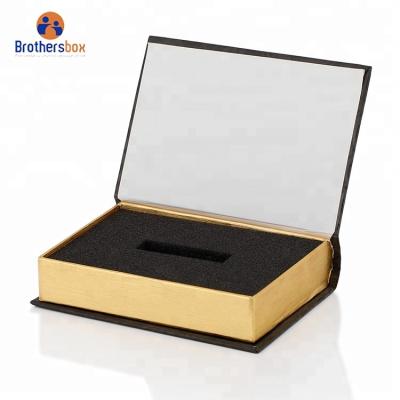 China Recyclable Handmade Book Shape Magnetic Closure Gift Box Wholesale for sale