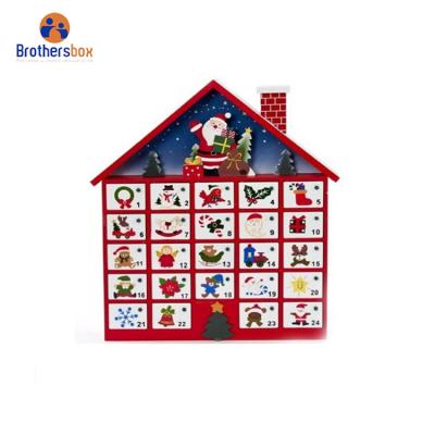 China Recyclable Handmade Custom Design Christmas Advent Calendar Packaging Box Candle Gift Box for sale