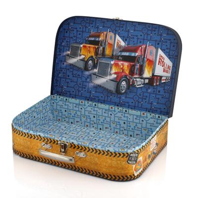 China Gift and Craft Handmade Industrial Use and Coated Paper Gift Box Paper Type Suitcase Cardboard Box for sale