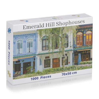 China Lovely cartoon toy china supplier bedroom 1000 pieces jigsaw puzzle paper board jigsaw puzzles for sale