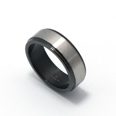 China 2019 Simple Design Plain Outdoor Titanium Men's Steel Ring Jewelry for sale