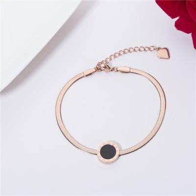 China Y&R Fashionable Jewelry 2018 Hot Products 18k Gold Plated Stainless Steel Jewelry Bracelet For Girl Women for sale