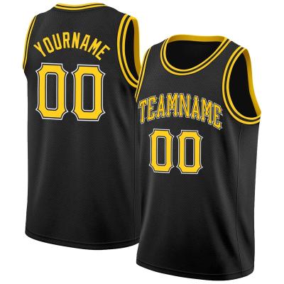 China Custom Sublimated Antibacterial Basketball Tank Tops For Copy Logo Team Sportswear Applique Jersey Men Youth OEM Sublimation Uniforms Fully for sale