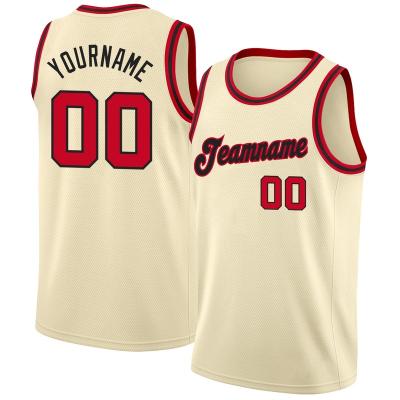 China Wholesale Basketball Antibacterial Cheap Custom Tank Tops OEM and Number Sublimation Team Name Basketball Uniforms for sale