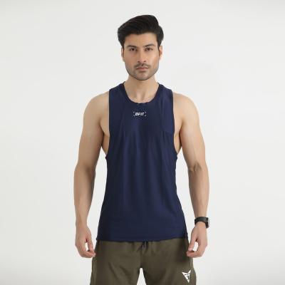 China QUICK DRY Breathable Tank Tops Workout Stringer Custom Gym Vest Sleeveless Mesh Tops Sportswear Wholesale Training Running Fitness For Men for sale