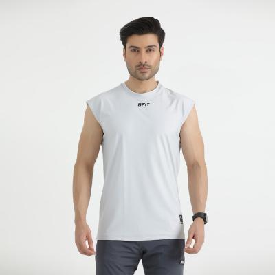 China QUICK DRY high quality cotton loose fit drop shoulder invest oversized bodybuilding mens muscle gym tank tops men for sale