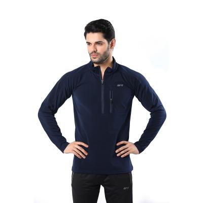 China Anti-Wrinkle BFIT Half Zip Sheath Long Sweatshirts Gym Training Support Collar 1/4 Zip Sportswear Wholesale Outdoor Fitness Tops New For Men for sale