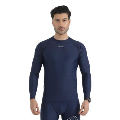 China BFIT Anti-pilling Workout Clothes Long Sleeves Men Gym Sports Fitness Shirts Quick-drying Running Rash Guard for sale