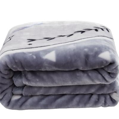 China Anti-Static Double Layer Thickened Flannel Sofa Cover Blanket Blanket for sale