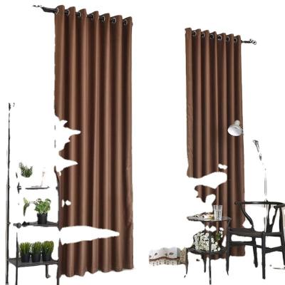 China European blackout style polyester soild hotel curtain designs blackout curtain for sale