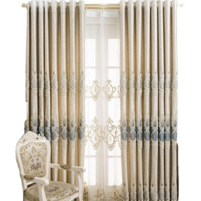 China 2021 luxury blackout hafei new design curtains for living room curtain for sale