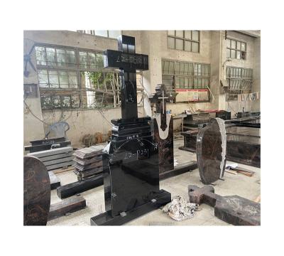 China Rich Colors Available For Un-sculpture Monuments Black Marble Custom In Shanxi China Wholesale Granite for sale