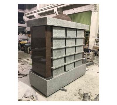 China Rich Colors Available For Choice Hot Sale George Gray Imperial Red Ruby Red Customized Ashlar Columbarium Niche for sale