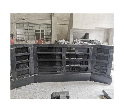 China Rich Colors Available For Choice Columbarium Granite Hot Selling High Quality Tropical Green Niche for sale