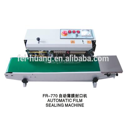 China Semi Automatic Beverage Toner Horizontal Coding PP Bag Sealing Machine for sale