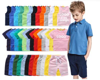 China Custom Heat Transfer Logo Boys Clothing Kids Clothing Anti-Shrinkage Kids Wear Kids T-shirts for sale