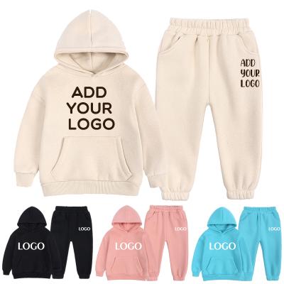 China Big Boy Casual Clothing Sets Toddler Tracksuits Clothes Hoodies 2 Pants Fits 100% Cotton Kids Boys Toddlers To Sweat Suits for sale