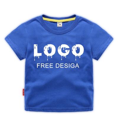 China Custom Touch Dye Anti-Shrink Sublimation Cotton Kids Boys T-shirts Sublimation Printing Blank Kids T-shirt for sale