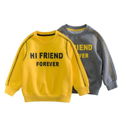 China Long Sleeve Kids T-shirt Boys Sweaters And Pullovers Sequin Anti-Shrink Baby Kids Sleeve Long Pullover Top Hoodie Kids Crewneck Sweatshirt for sale