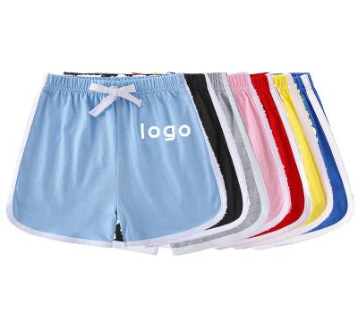 China Color Fade Proof Kids Shorts Jogging Shorts Sets Girl Kids Summer Custom Soft Touch Masks 100% Cotton Boy's Shorts for sale