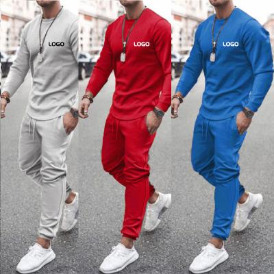 China QUICK DRY Private Label Men's Plain Track Joggers Sweatpants Two Piece Set For Men's Blank Tracksuit Custom Sweatsuit With Logo for sale