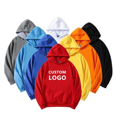 China Hot Wholesale Custom Printing 100% Anti-wrinkle Cotton High Quality Pullover Men's Embroidery Hoodies for sale