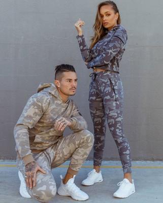 China Thermal 2021 Latest Customize Sweat Suit Camouflage Sweat Suits Mens Jogging Suits Wholesale for sale