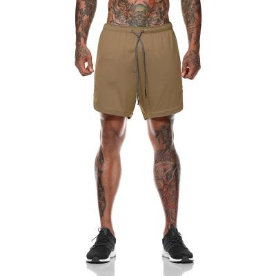 China Wholesale Mens Wear Anti-Wrinkle Sweat Fitness Sport Gym Workout Shorts Running Cycling Nylon Shorts Men for sale