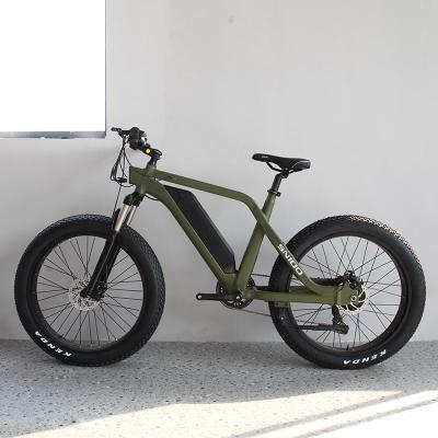 China VTUVIA / 26*4.0 750W alloy mountain e-bike 1500W fat tire ebike aluminum electric bicycle moped for sale