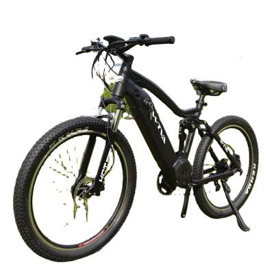 China Hidden battery 7 speed bafang motor mountain ebike 27.5 aluminum alloy mid full suspension bike for sale