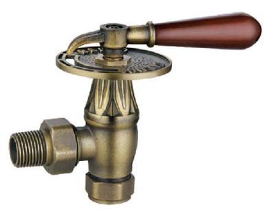 China Full Port DN15 Brass Manual Radiator Valves ISO 228-1 Thread for sale