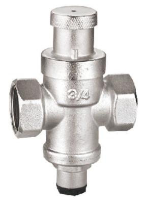 China Adjustable Water Pressure Regulating Valve 1-5 Bar 1/2'' F X F PRV for sale