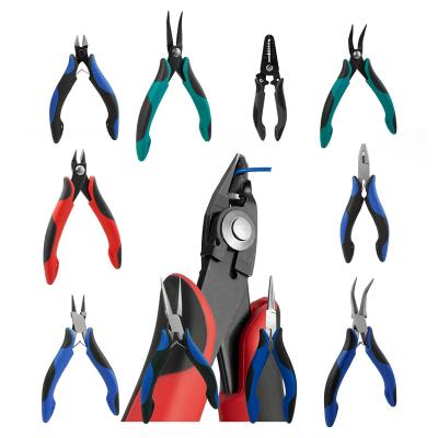 China Cutting Diagonal Cutter Alicates With Anti-Slip Safety Clip Pliers 257W Cutting Pliers for sale