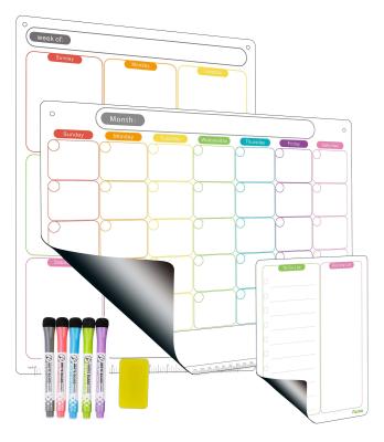 China Weekly Monthly Custom To Do List Notepad Magnetic Notebook For Fridge for sale