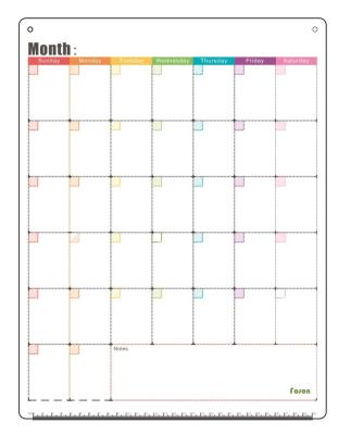 China Vertical Whiteboard Calendar For Fridge Magnetic Fridge Monthly Planner for sale