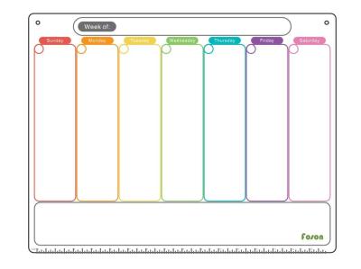 China Trockenes Löschen-magnetischer Kühlschrank-Organisator Small Magnet Calendar für Kühlschrank zu verkaufen