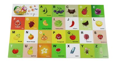 Chine Les enfants parquettent les jeux et les puzzles éducatifs de casse-tête de fruit d'alphabet pour 5 ans à vendre