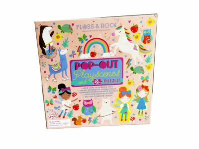 Chine Puzzle féerique de plancher du casse-tête 20pcs de bruit d'arc-en-ciel de papier géant à vendre